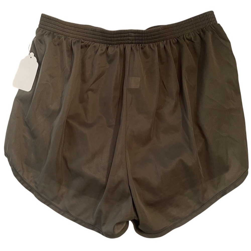 NEW Soffe Olive Drab Nylon Ranger Panty Marine Silkies Running Track Shorts LARG